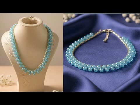 How to Make Make Necklace With Beads: Beads Jewelry Making: creative shabnam
