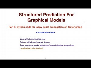 Part 4: python code for loopy belief propagation on factor graph