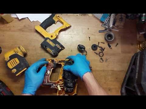How to assemble and repair Dewalt DCH253 cordless rotary hammer drill 18V li-ion