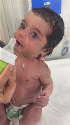 Little baby feeding #miraclebaby #littlebaby #baby #cute #newborn #babyshorts #cutebaby #little