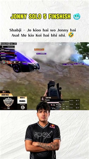 Nade God To hai 🫡 Jonny Grind with Jelly Team 🖤🔝 #jonathangaming #godlike #tagontop #bmps2026