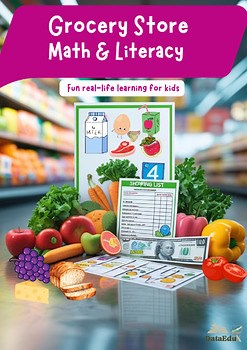 Grocery Store Learning Kit for Kids | Real Life Math, Reading & Budgeting