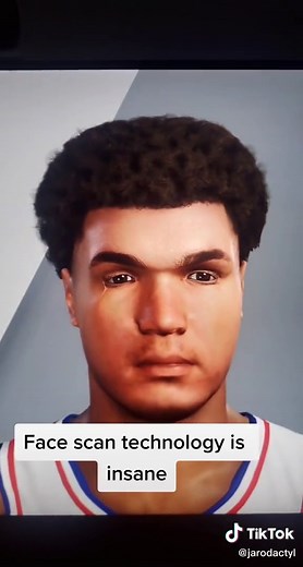 The resemblance is uncanny. #nba #2k #2k21 #nba2k21 #facescan