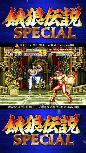 FATAL FURY SPECIAL KIM KAPHWAN VS KRAUSER🌟