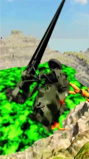 Cars vs Giant Lava Pit – BeamNG.drive 104 #beamng #shorts #beamngdrive #automobile #usa #car #india