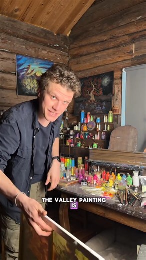 My 3 stage Lily✨ - #oilpainting #fluorescent #art #artwork