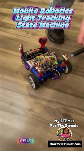 Mobile Robotics Final Project Light Tracking State Machine #robot #robotics #stem #Engineering