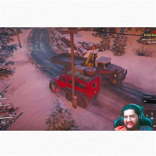 Snow runner got funny moments #fyp #funny #snowrunner