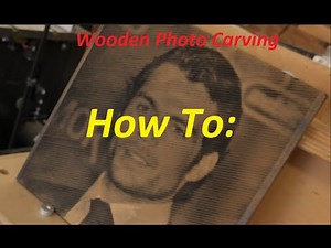 How to carve photos on a CnC Machine