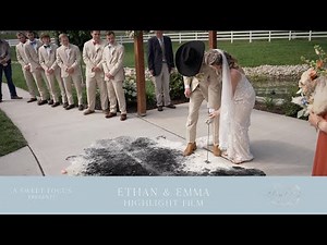 Wedding film with Unique Branding during Ceremony.