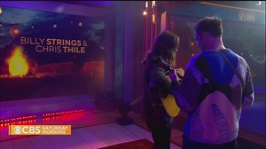 This morning on #SaturdaySessions, a first-time pairing of Grammy winners and bluegrass giants Billy Strings and Chris Thile. For the first time ever as a duo, here's Billy Strings and Chris Thile with "I've Been All Around This World." | CBS Mornings
