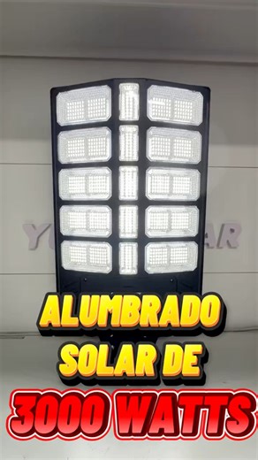 Alumbrado led de 3000 WATTS con panel solar integrado ‼️Haz tu pedido aquí por cualquier medio: ✆Compra por WhatsApp ✆👉⁨⁨⁨￼⁨5699 3745 https://wa.me/50256993745 🔹TIENDA FISICA y para Mayorista : Avenida Las Américas 18-35, Zona 14, Ciudad Capital. #solarpowered #solarenergy #solar #energiasolarfotovoltaica #solargard #solarlighting #alumbradopúblico #solarpanelsystem #cámaraswifi #ventiladoresrecargables #ventiladorsolar #lucesled #lucesled #lucesleds #camarasdevigilancia #camaraswifi #camarasc