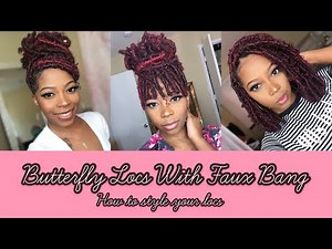 3 Ways To Style Your Butterfly Locs