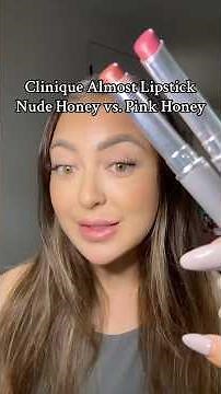 Clinique Almost Lipstick: Nude Honey vs. Pink Honey 🍯🎀