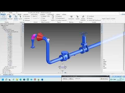 E3D PIPING tutorial (BASICS COMMANDS)
