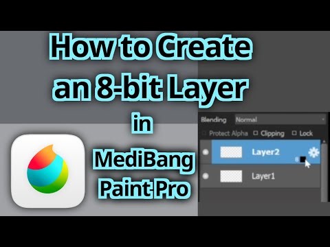 How to Create an 8-bit Layer in Medibang Paint Pro (PC Version)