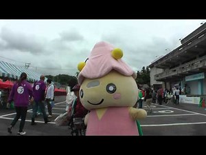 しらかわんステージ前 西会津町のこゆりちゃん ご当地キャラこども夢フェスタinしらかわ２０１５ 一日目 00340