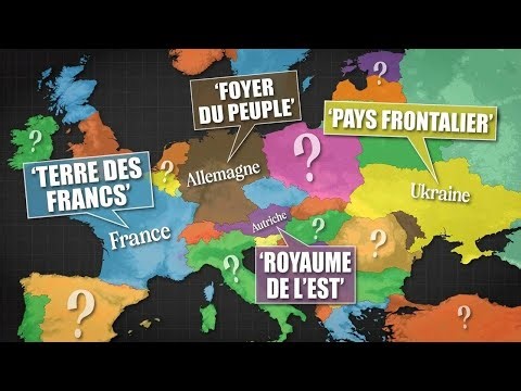 D'où viennent les noms des pays d'Europe ? Leur vraie signification révélée !