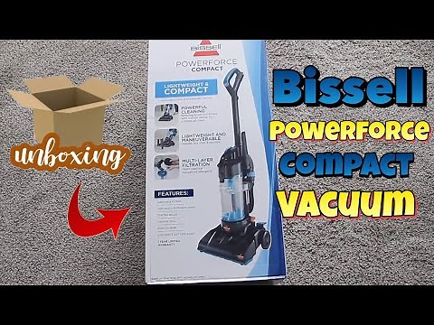 Bissell PowerForce Compact Vacuum Cleaner (Unboxing/Review)