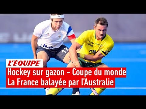 Hockey sur gazon - La France corrigée par l'Australie en ouverture de la Coupe du monde