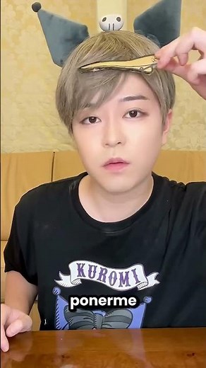 I accidentally cut my hair with the scissors ✂️😂