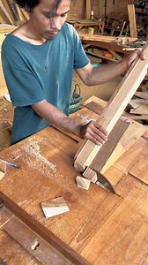 Woodworking 45 degree angle cutter with simple tools | Alfariz Jati