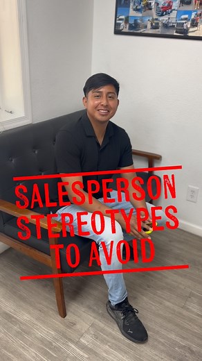 Not that kind of salesperson 👀 We’ve all seen the stereotypes… pushy, fake, desperate. But real sales pros know: it’s about connection, not pressure. Let’s break the cliché. 💼🚫 #trucking #boxtruck #semitruck #funny #comedy #sales | Deals on Wheels