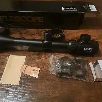 UUQ 6 24x50 AO Rifle Scope for Hunting, Shotguns Review, Good down range clarity 👍