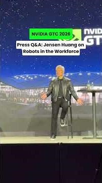 Nvidia CEO Shares Thoughts on Robots in the Workforce