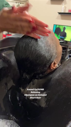 Shampoo Video for Relaxed Short Hair Enjoyment