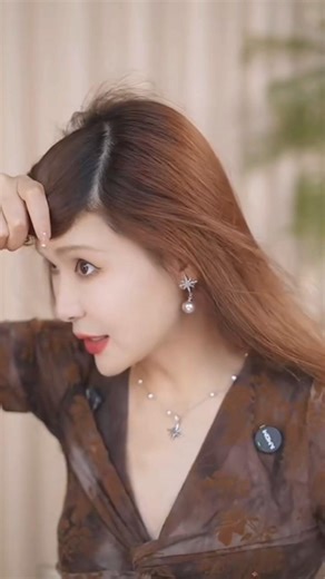 Long or Short bangs both look good Hairstyle #hairtutorial #fyp #hair #hairstyle #youtube #long