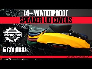 Advanblack Waterproof Speaker Lid Covers