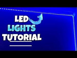 HOW TO INSTALL LED STRIP LIGHTS TUTORIAL!