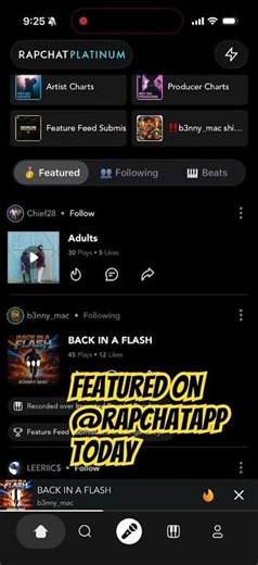 Featured on ‪@Rapchat‬ today