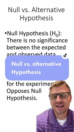 Understanding Null vs. Alternative Hypothesis in Biology