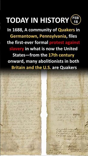 How Quakers Became America's First Abolitionists #historylesson #shorts #facts