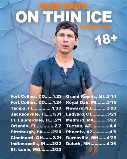 Cincinnati! February 21st, leave the chaos at home and join us for a night of comedy | Dude Dad