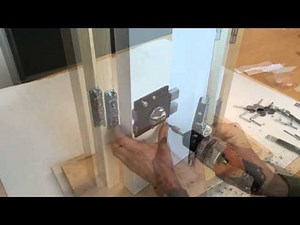 GERDA G1000 Rim Lock Mounting (reinforced lock plate)