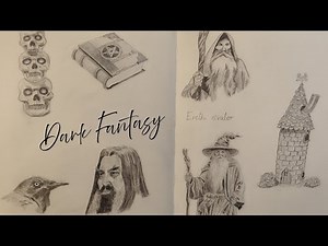 How to draw Wizards | Dark Fantasy Sketch Art Tutorial