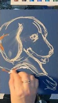 Realistic beagle - Soft pastel on sandpaper #artprocess #youtubeshorts #viralshorts #softpastel #art