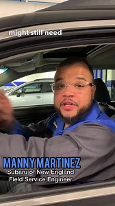 Has your #Subaru been sitting in your driveway a lot more recently? Take these #TechTips from SNE Field Service Engineer, Manny Martinez! 🔧 Get your oil changed with Genuine Subaru Oil every 6 months or every 6,000 miles – whichever comes first. | Subaru of New England