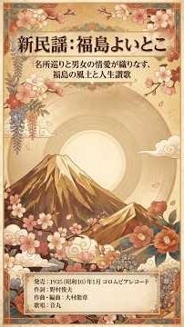 昭和レトロ！音丸が歌うご当地賛歌『福島よいとこ』1935年