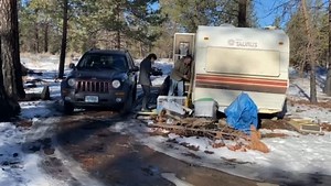 The Shell station at Highway 20 and 27th Street in Bend is giving out free propane today to help the homeless. We visited someone living on China Hat Road who tells us how propane helps him survive the extreme cold we're expecting over the next couple of days. See the full story tonight on Central Oregon Daily News at 5:00 p.m. on KOHD/ABC and 6:00 p.m. on KBNZ/CBS. | Central Oregon Daily News