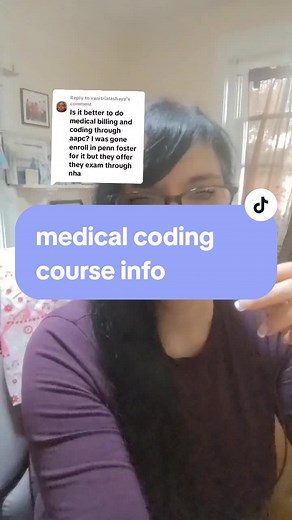 Replying to @vanitrialashayy There's any different medical coding programs out there. S#ome are better than others. You really need to do your research and choose the one that is best for you.#medicalcodingstudent #AAPC #medicalcodingforbeginners #medicalcoders #medicalcoders #medicalcodingandbilling #medicalcoding