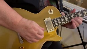 In the studio this week with my Goldtop loaded with Cream T Bernie Buckers, early overdubbing! The final mix might not have this solo! BM 🎸👍🏼🥁 | Bernie Marsden