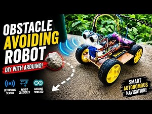 DIY Obstacle Avoiding Robot | Arduino Nano, Ultrasonic Sensor, L298N & Servo | Full Tutorial