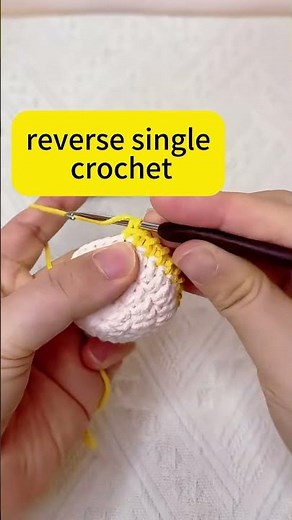 reverse single crochet |How to crochet it #crochet #crochet #crochetprojects #knitting
