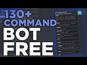 How to Make a 24/7 Discord Bot with No Coding for Free! 130+ Commands 2022!