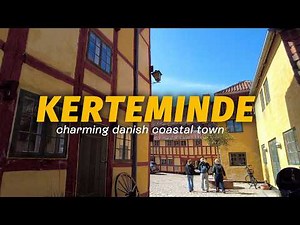 Walking through Kerteminde, Denmark, on first hot day of spring