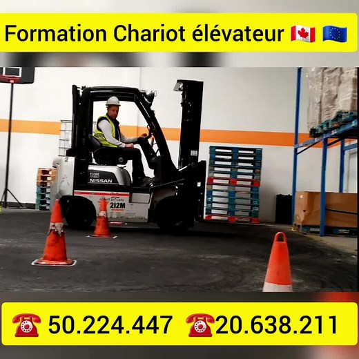 #formation conduite et sécurité des chariots élévateur (cariste)